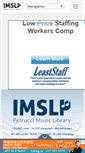 Mobile Screenshot of mail.imslp.org