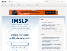 Tablet Screenshot of mail.imslp.org
